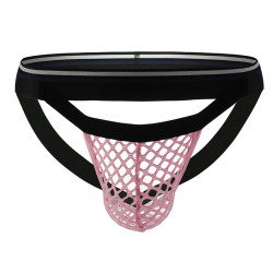 MenSexyWear Jockstrap Filinet Rose